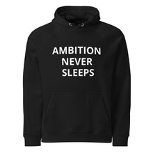 Ambition Never Sleeps Unisex Eco Raglan Hoodie - PRE-ORDER